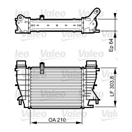 Intercooler Echangeur Radiateur Pour Renault Clio III Modus 144618748R