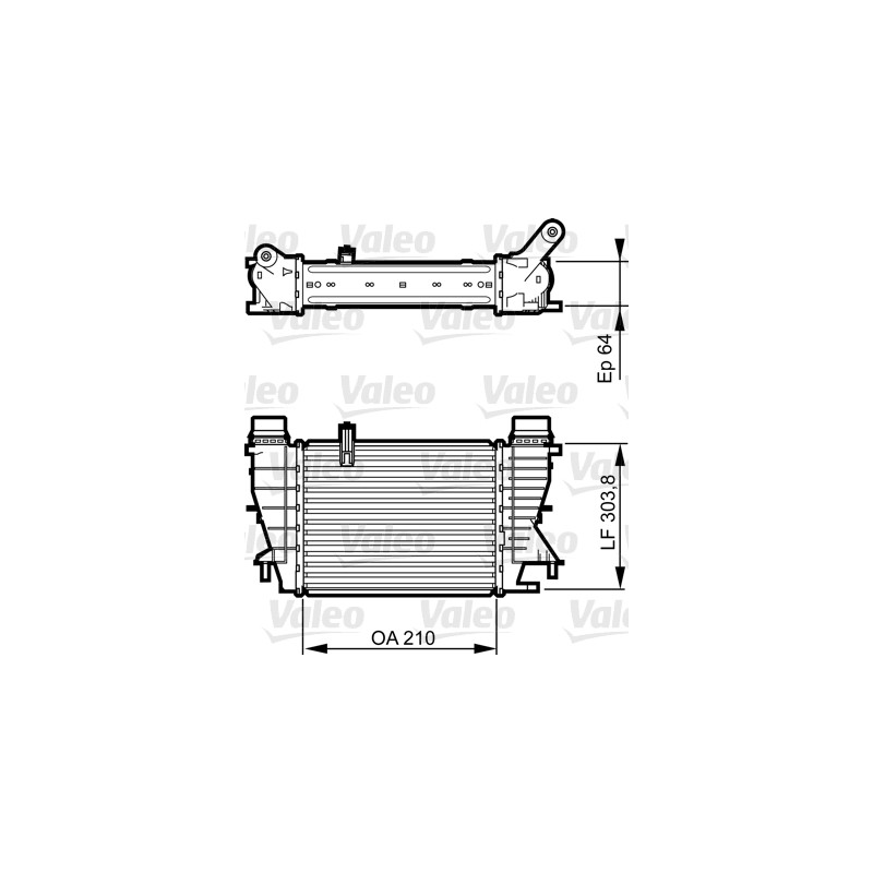 Intercooler Echangeur Radiateur Pour Renault Clio III Modus 144618748R
