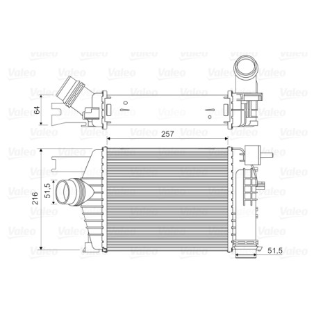 Intercooler Echangeur Radiateur Pour Renault Captur I Clio IV Dacia Duster