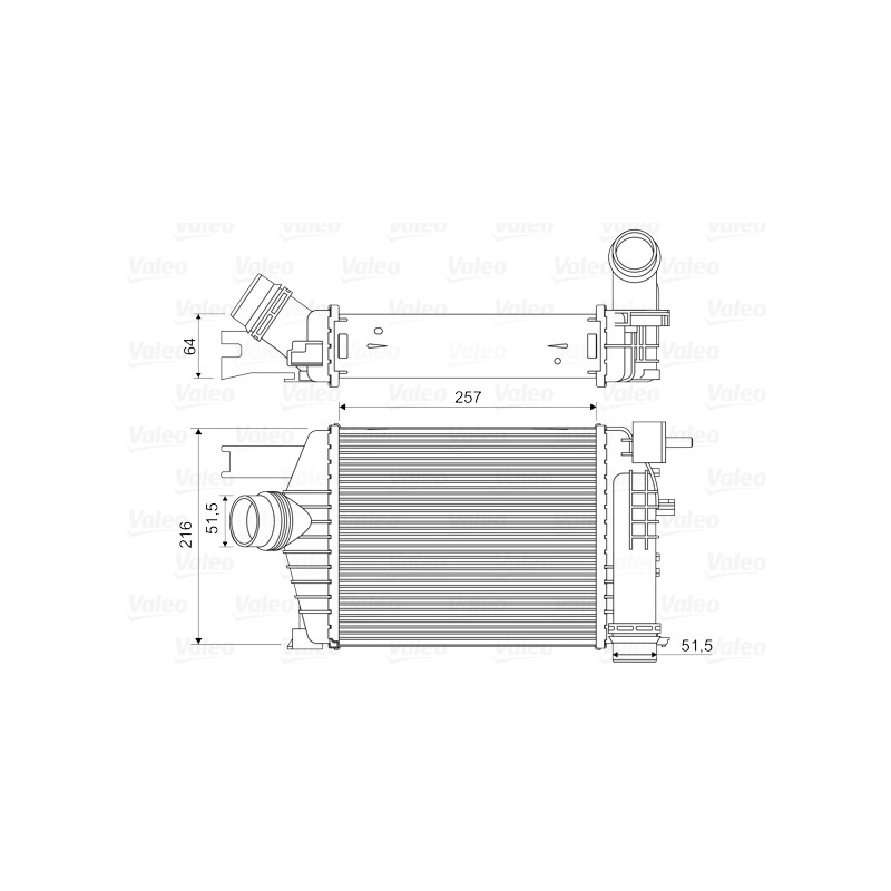 Intercooler Echangeur Radiateur Pour Renault Captur I Clio IV Dacia Duster