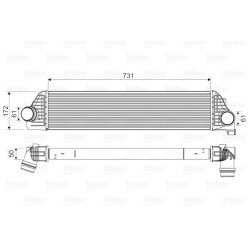 Intercooler Echangeur Radiateur Pour Renault Opel Ford Nissan 144960015R 4420575