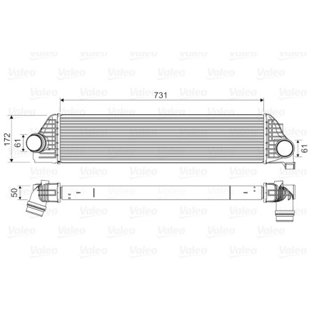 Intercooler Echangeur Radiateur Pour Renault Opel Ford Nissan 144960015R 4420575