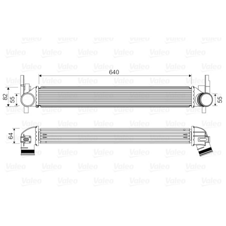 Intercooler Echangeur Radiateur Pour VW Audi Seat Skoda 6R0145805 6R0145832