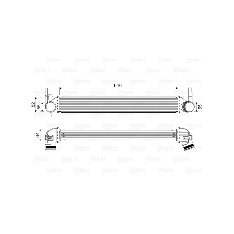 Intercooler Echangeur Radiateur Pour VW Audi Seat Skoda 6R0145805 6R0145832