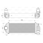 Intercooler Echangeur Radiateur Pour Renault Kangoo 8200382109 8200427469