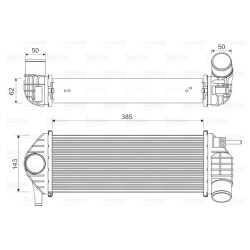 Intercooler Echangeur Radiateur Pour Renault Kangoo 8200382109 8200427469