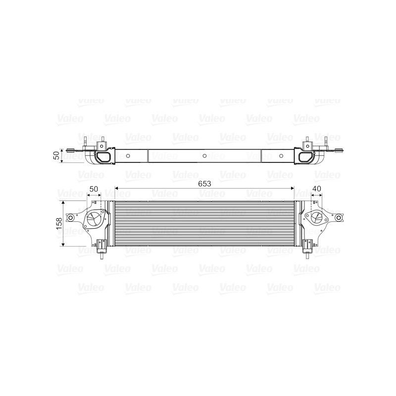 Intercooler Echangeur Radiateur Pour Nissan Qashqai +2 I Van 14461BB30A
