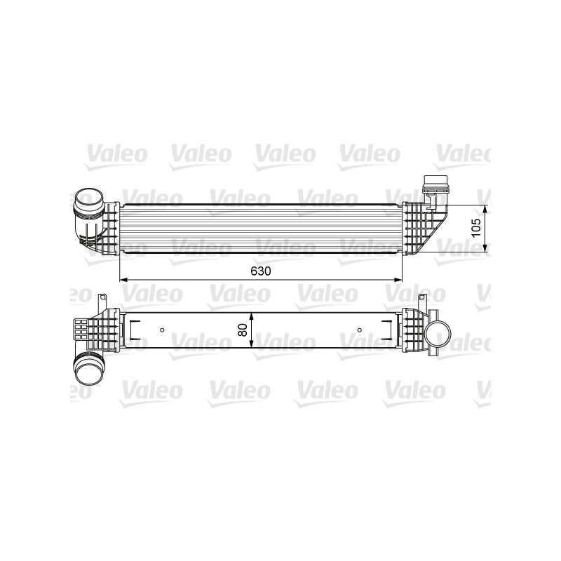 Intercooler Echangeur Radiateur Pour Renault Grand Scénic III 144963541R