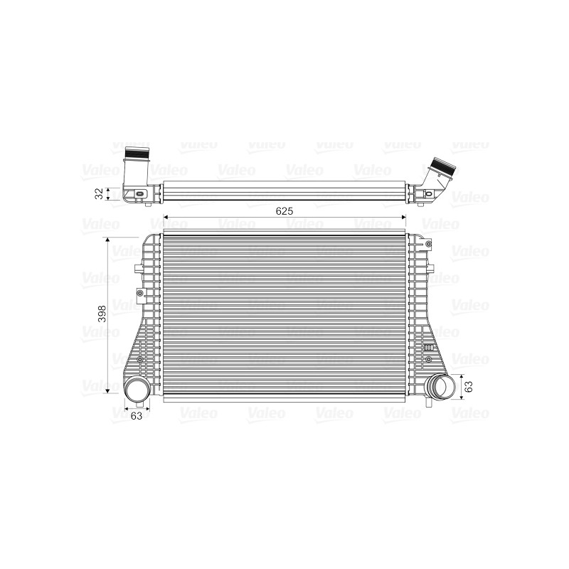 Intercooler Echangeur Radiateur Pour VW Audi Seat Skoda 1K0145803AF 1K0145803AS
