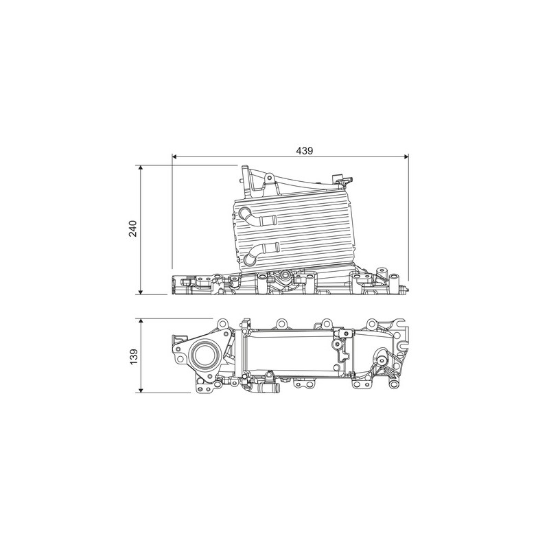 Intercooler Echangeur Radiateur Pour VW Audi A3 Seat Skoda 04L129766F 4L129711J