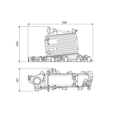Intercooler Echangeur Radiateur Pour Audi A4 A5 A6 Q5 04L129711AE 04L129711C