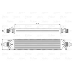 Intercooler Echangeur Radiateur Pour Opel Fiat Alfa Romeo Chrysler 1302225