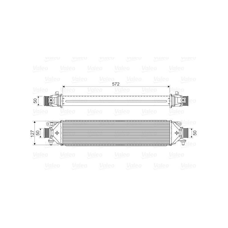 Intercooler Echangeur Radiateur Pour Opel Fiat Alfa Romeo Chrysler 1302225
