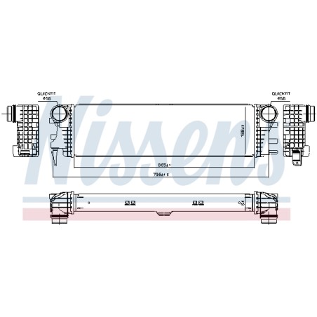 Intercooler Echangeur Radiateur Pour MERCEDES Classe V Marco Polo Camper