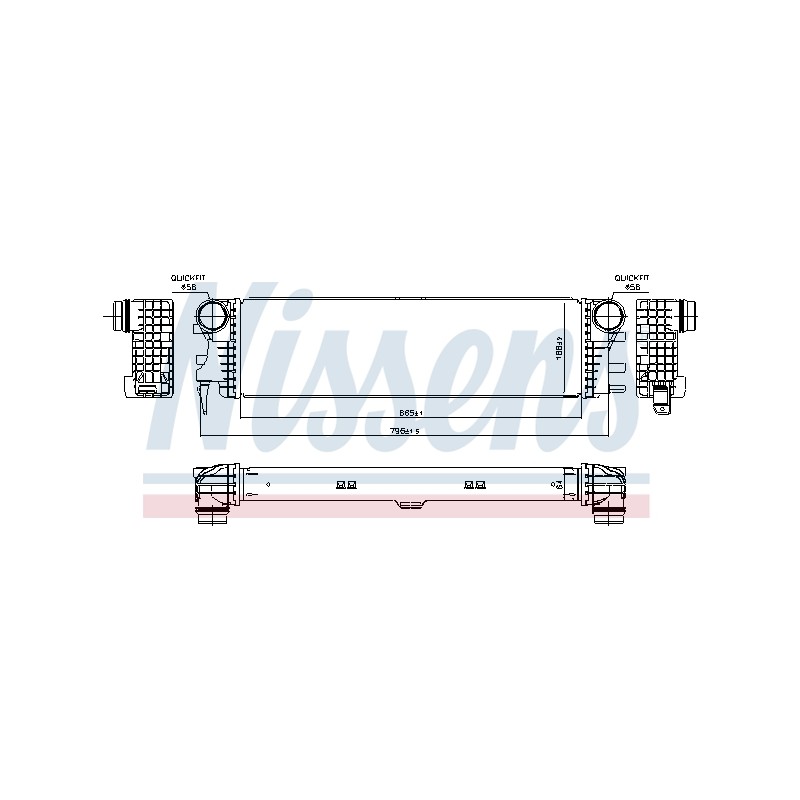 Intercooler Echangeur Radiateur Pour MERCEDES Classe V Marco Polo Camper