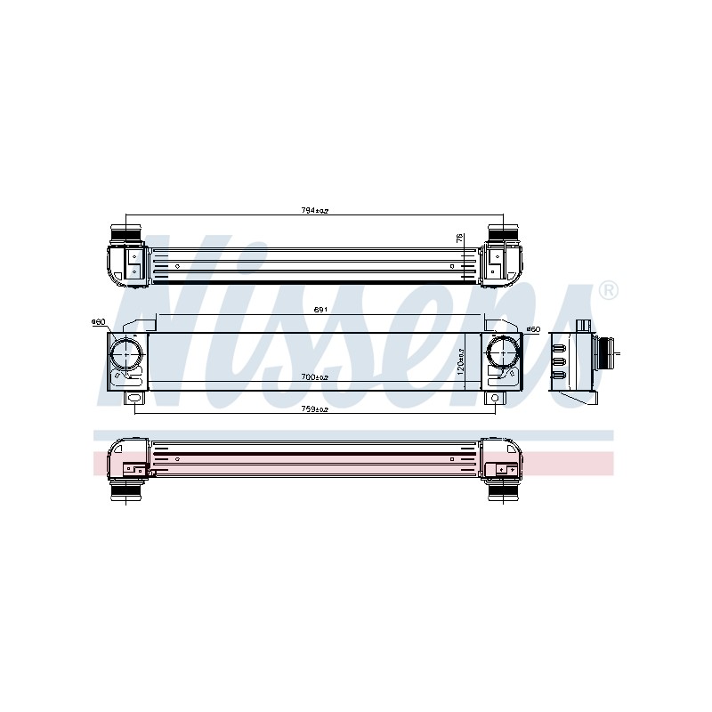 Intercooler Echangeur Radiateur Pour Peugeot Citroën DS4 DS5 DS 1440.R9 1440R9