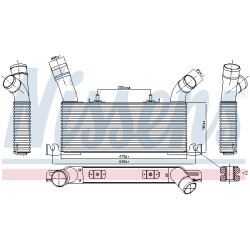 Intercooler Echangeur Radiateur Pour Mitsubishi Pajero IV Van 1530A052