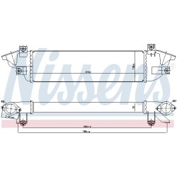 Intercooler Echangeur Radiateur Pour Fiat Fullback Pick-up Mitsubishi