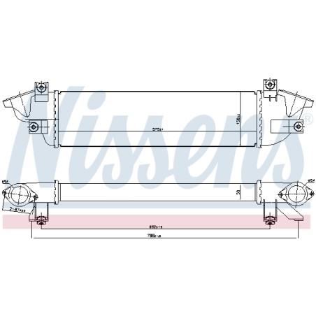 Intercooler Echangeur Radiateur Pour Fiat Fullback Pick-up Mitsubishi