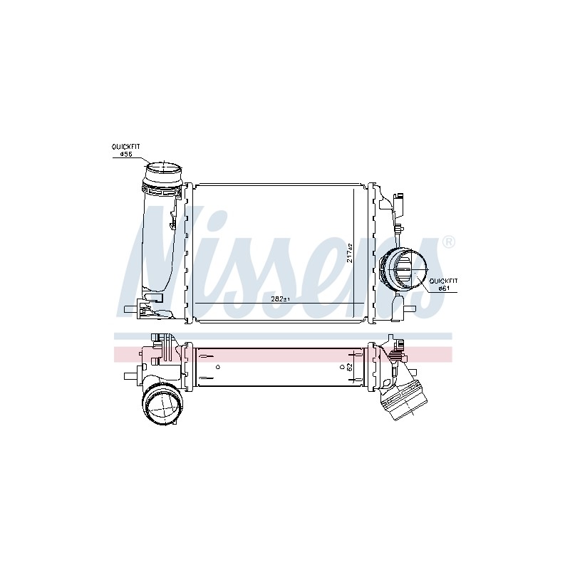 Intercooler Echangeur Radiateur Pour Renault Grand Scénic IV Kadjar Megane