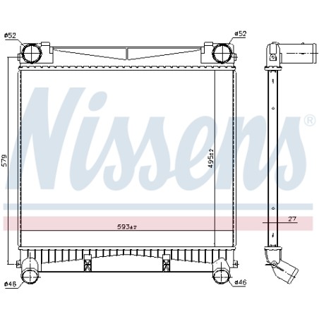 Intercooler Echangeur Radiateur Pour Land Rover Range Rover III Sport