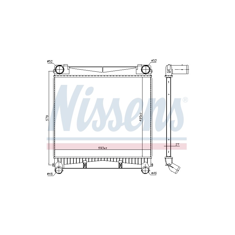 Intercooler Echangeur Radiateur Pour Land Rover Range Rover III Sport