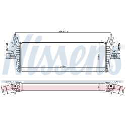 Intercooler Echangeur Radiateur Pour Toyota Fortuner Hilux VIII 179400L110