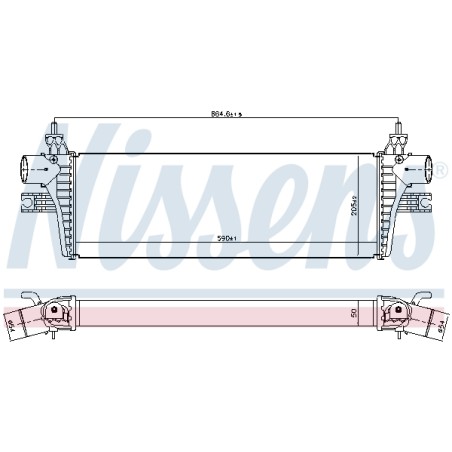 Intercooler Echangeur Radiateur Pour Toyota Fortuner Hilux VIII 179400L110