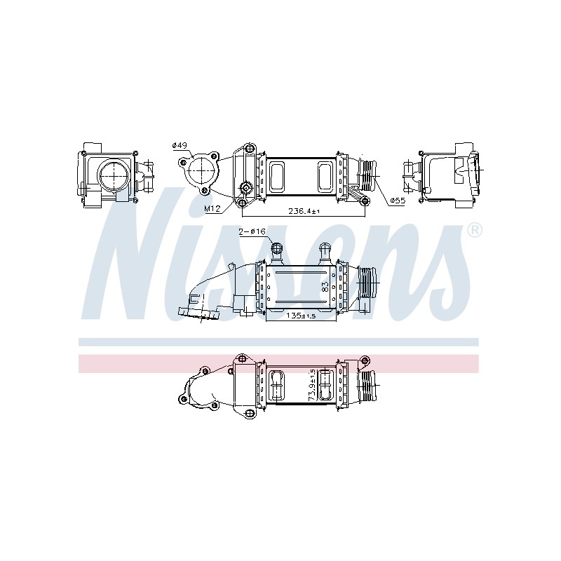 Intercooler Echangeur Radiateur Pour VW Polo Audi A1 Seat Skoda 04B145749K