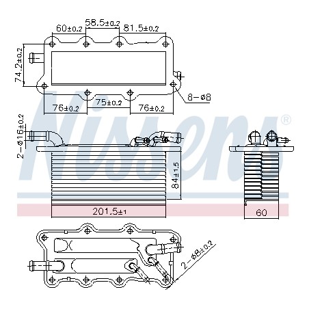 Intercooler Echangeur Radiateur Pour VW Caddy IV Audi Seat Skoda 04C145749A