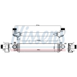 Intercooler Echangeur Radiateur Pour Ford C-Max II Focus III Grand Kuga 1857415