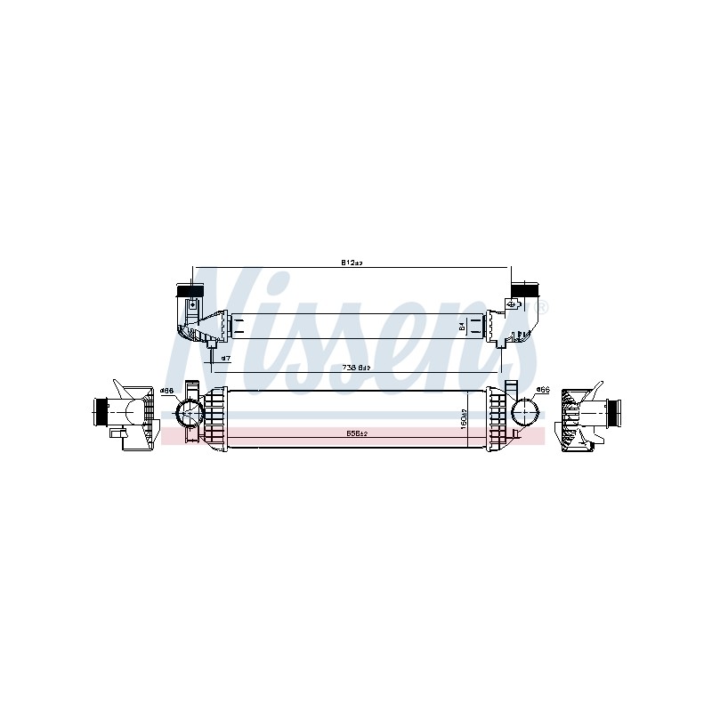 Intercooler Echangeur Radiateur Pour Ford C-Max II Focus III Grand Kuga 1857415