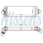 Intercooler Echangeur Radiateur Pour Ford Tourneo Transit 2011906 2146189