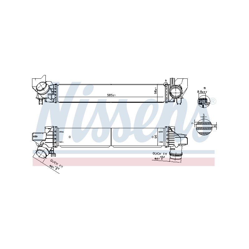 Intercooler Echangeur Radiateur Pour BMW Série 1 F40 2 F44 F45 F46 X1 Van X2