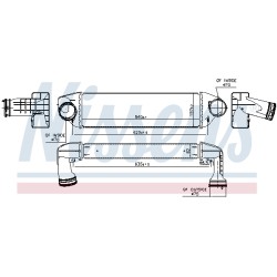 Intercooler Echangeur Radiateur Pour BMW X3 17513421803 17513453726