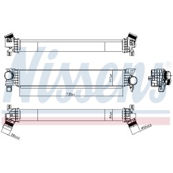 Intercooler Echangeur Radiateur Pour Fiat Ducato 53174318