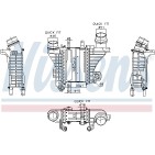 Intercooler Echangeur Radiateur Pour Renault Dacia Nissan MERCEDES 144616325R
