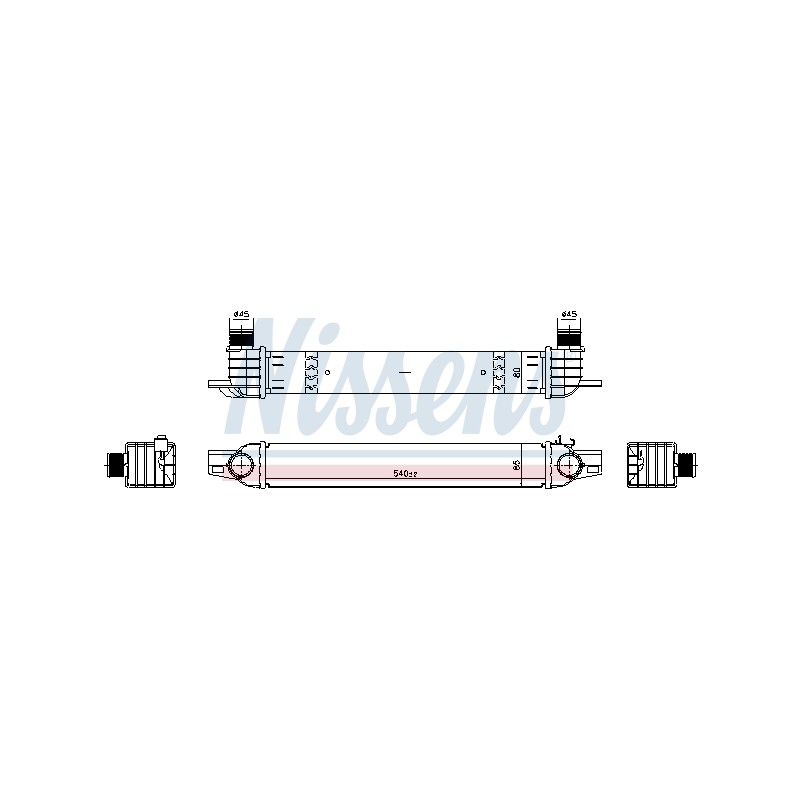 Intercooler Echangeur Radiateur Pour Peugeot Fiat Citroën 1616310280 51877663