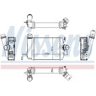 Intercooler Echangeur Radiateur Pour Renault Dacia Nissan Mitsubishi 144961019R