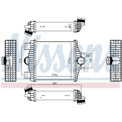 Intercooler Echangeur Radiateur Pour Land Rover Range Rover IV Sport