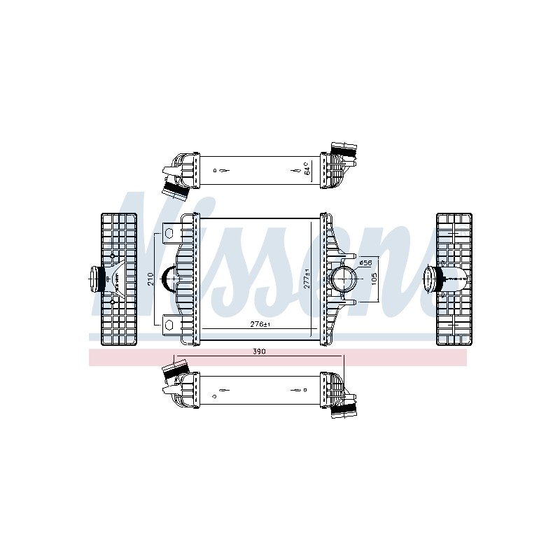 Intercooler Echangeur Radiateur Pour Land Rover Range Rover IV Sport