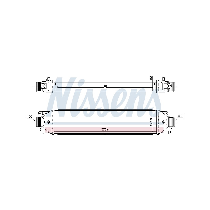 Intercooler Echangeur Radiateur Pour Opel Fiat Alfa Romeo Chrysler 95510211