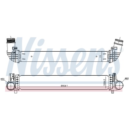 Intercooler Echangeur Radiateur Pour VW Polo Audi A1 2Q0145805A 2Q0145805B
