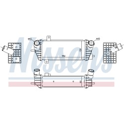 Intercooler Echangeur Radiateur Pour Hyundai Tucson Kia Sportage 282712A440