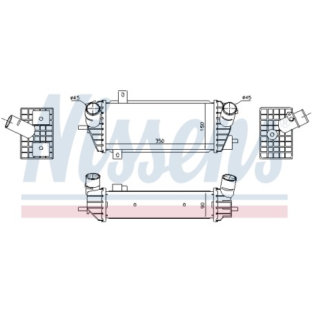Intercooler Echangeur Radiateur Pour Hyundai Tucson Kia Sportage 282712A440