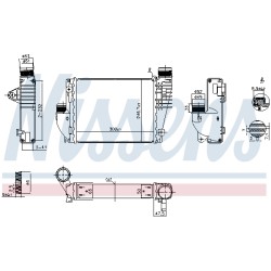 Intercooler Echangeur Radiateur Pour Peugeot Expert Opel Fiat Toyota 9806562180