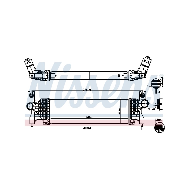 Intercooler Echangeur Radiateur Pour Suzuki SX4 Vitara 1362055P00