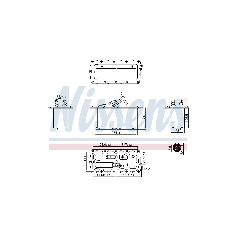 Intercooler Echangeur Radiateur Pour Ford C-Max II Focus III Galaxy 1804193