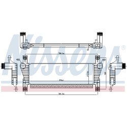 Intercooler Echangeur Radiateur Pour Ford Ranger AB399L440BD AB399L440BE