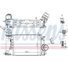 Intercooler Echangeur Radiateur Pour Nissan Qashqai II SUV 1441100Q4L